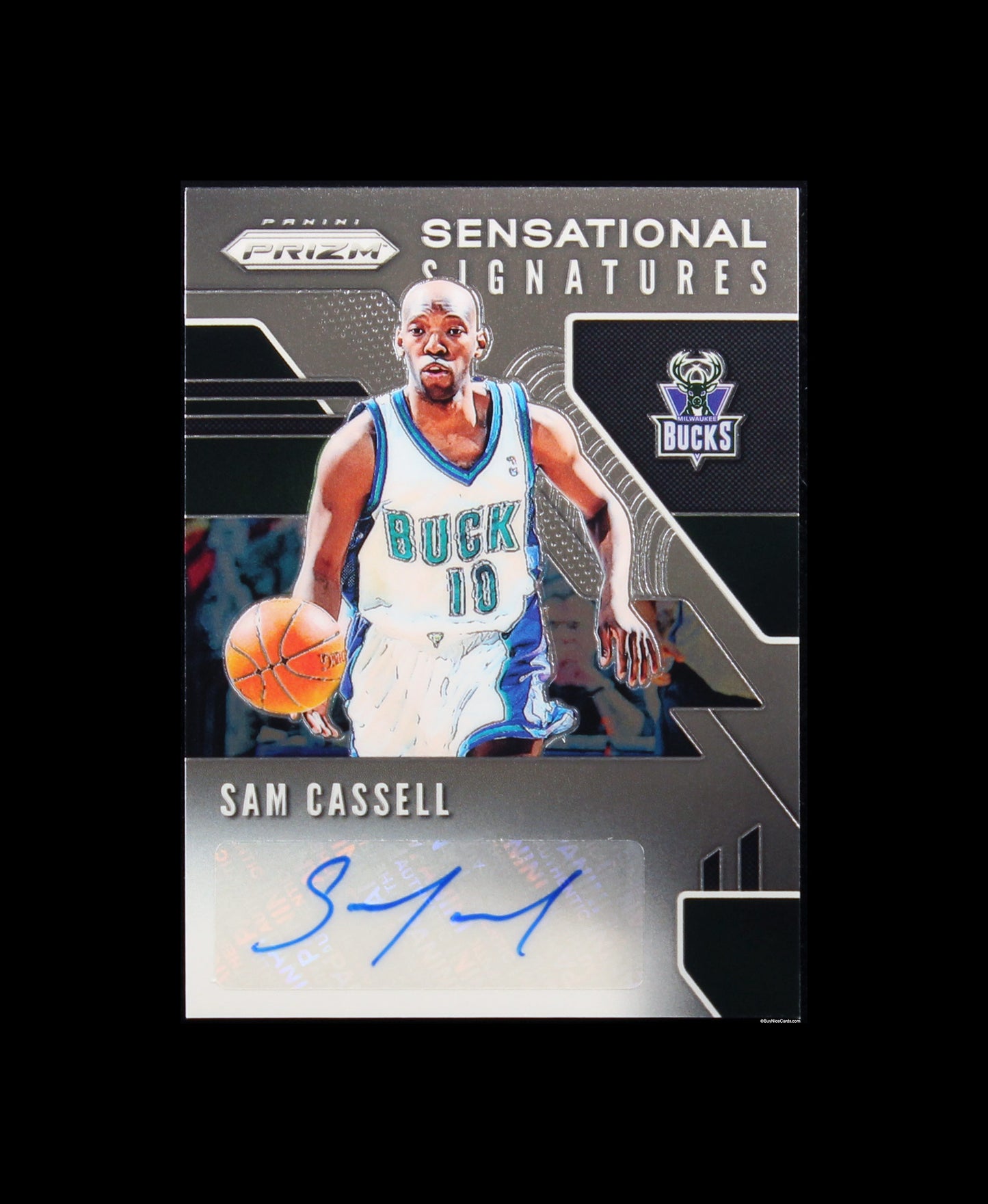 2019 Sam Cassell Panini Prizm Sensational Signatures Auto # SS-SCL