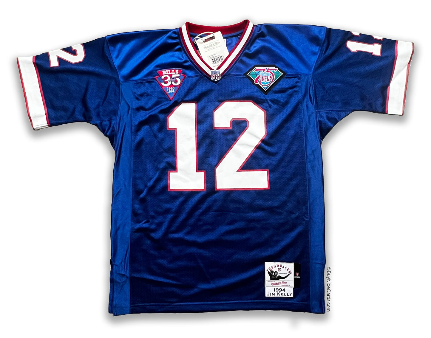1994 Jim Kelly Buffalo Bills Signed Mitchell & Ness Authentic Jersey Auto PSA