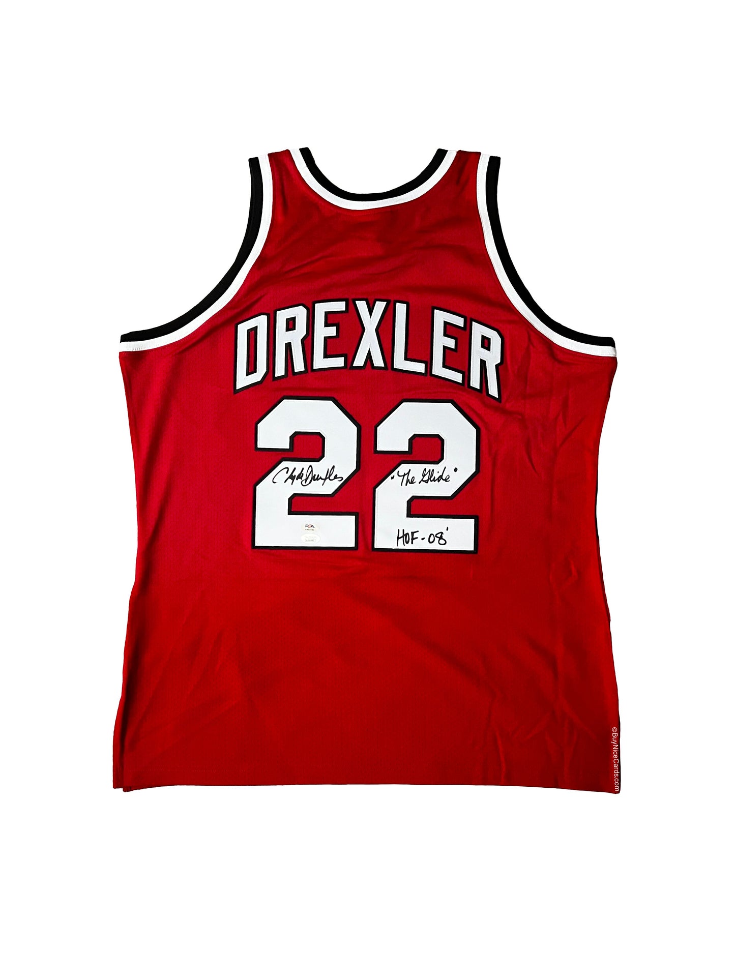 1983-84 Clyde Drexler Mitchell & Ness signed Auto NBA Authentic XL Jersey PSA