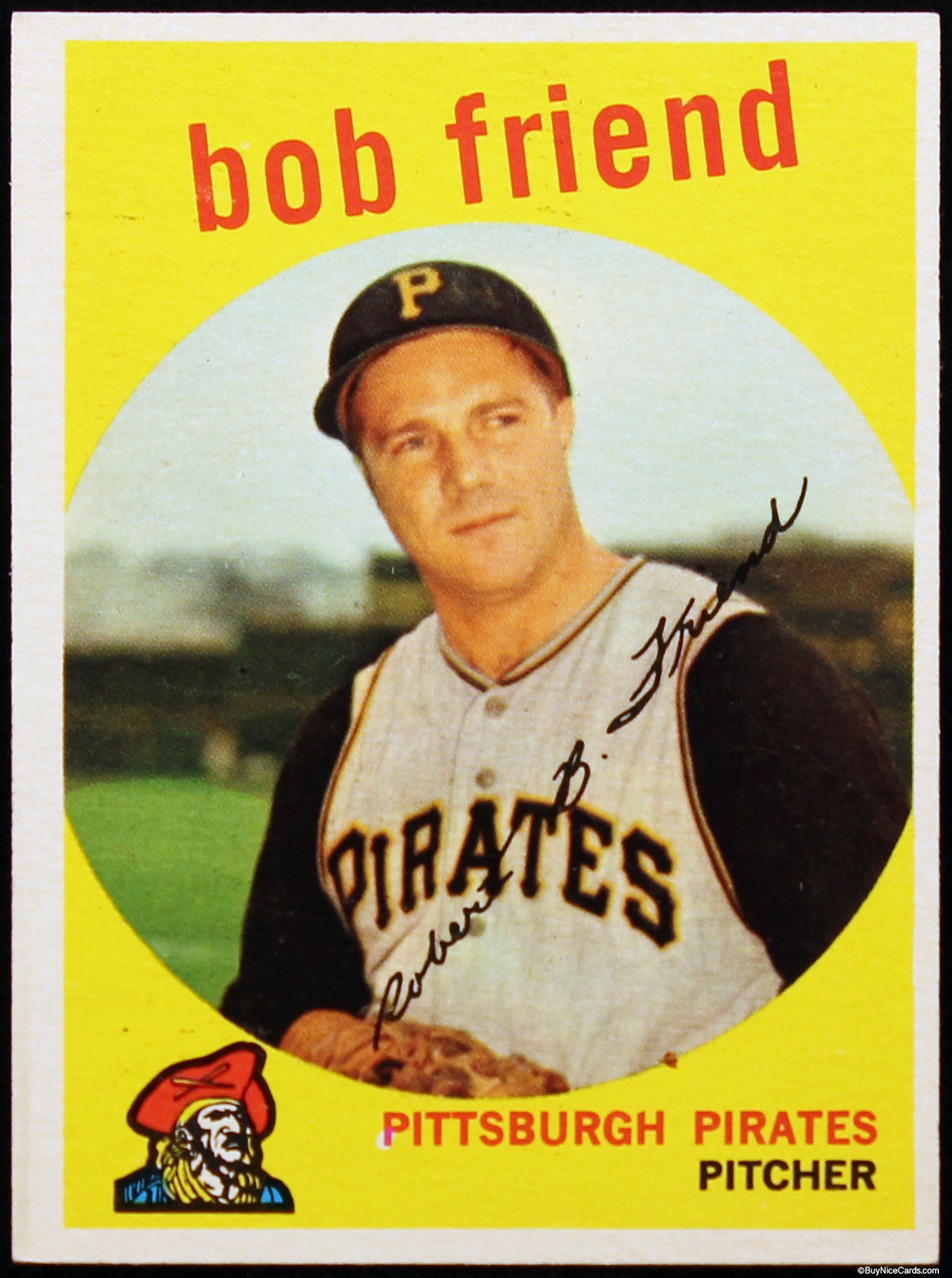1959 Bob Friend Topps #460