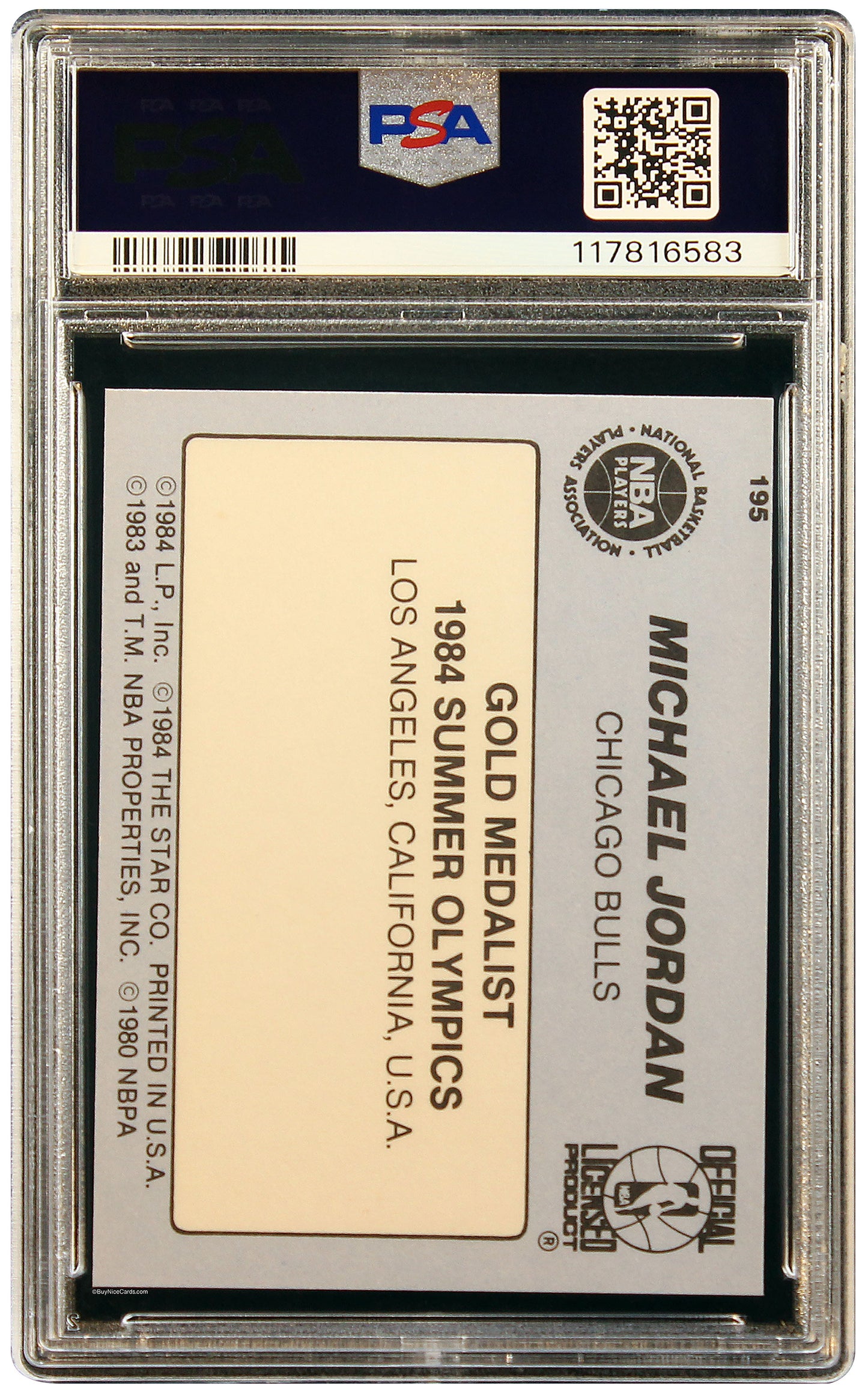 194 Michael Jordan Star USA RC Rookie #195 PSA 5 EX