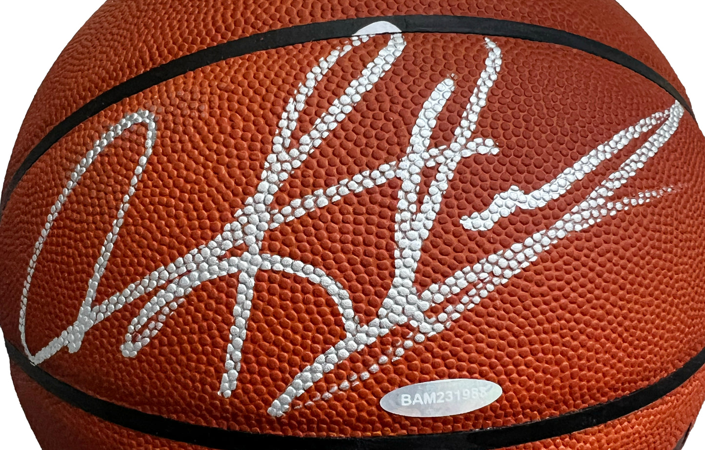 Dennis Rodman Upper Deck Signed Autographed Spalding Basketball with Upper Deck COA