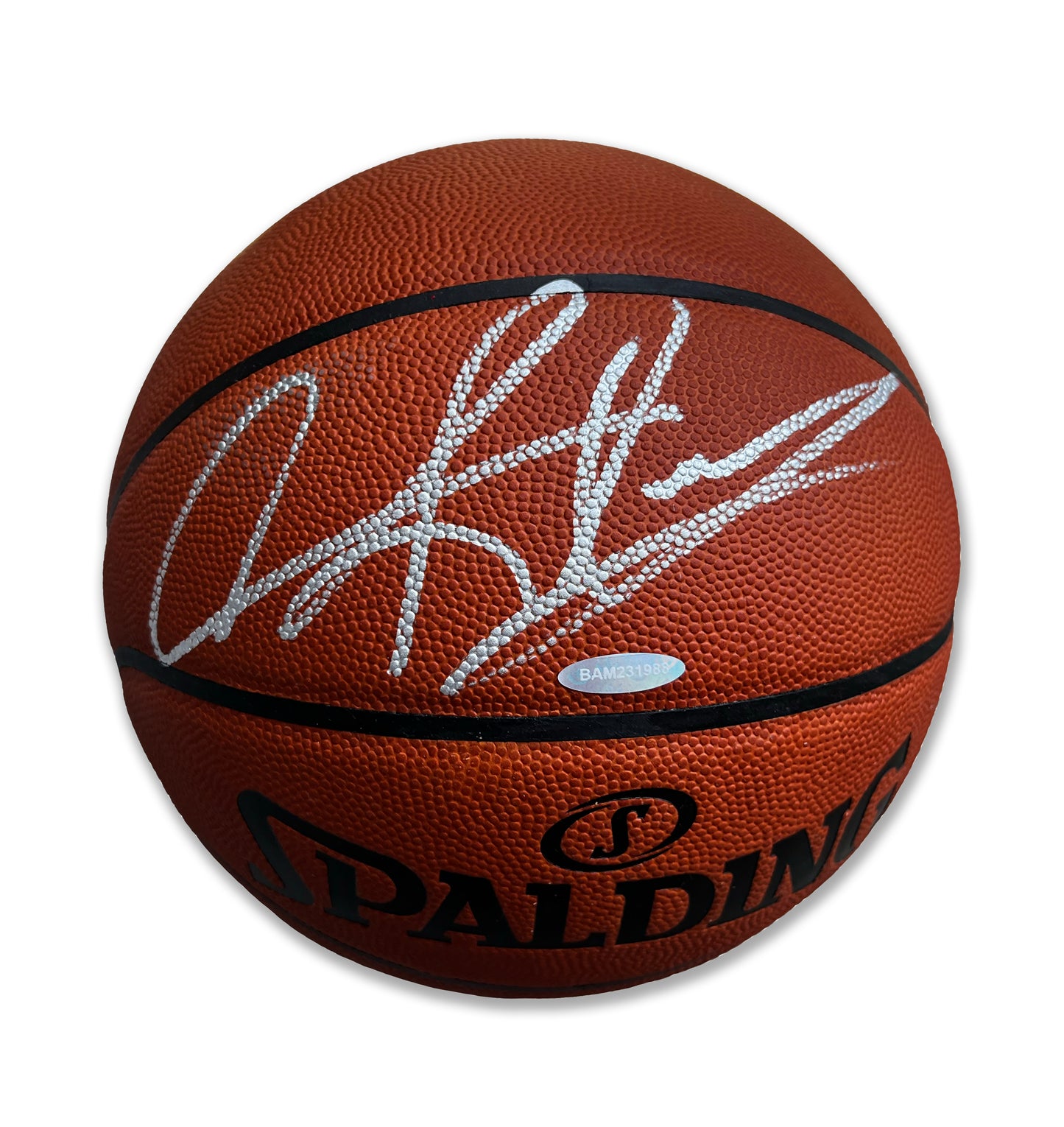 Dennis Rodman Upper Deck Signed Autographed Spalding Basketball with Upper Deck COA