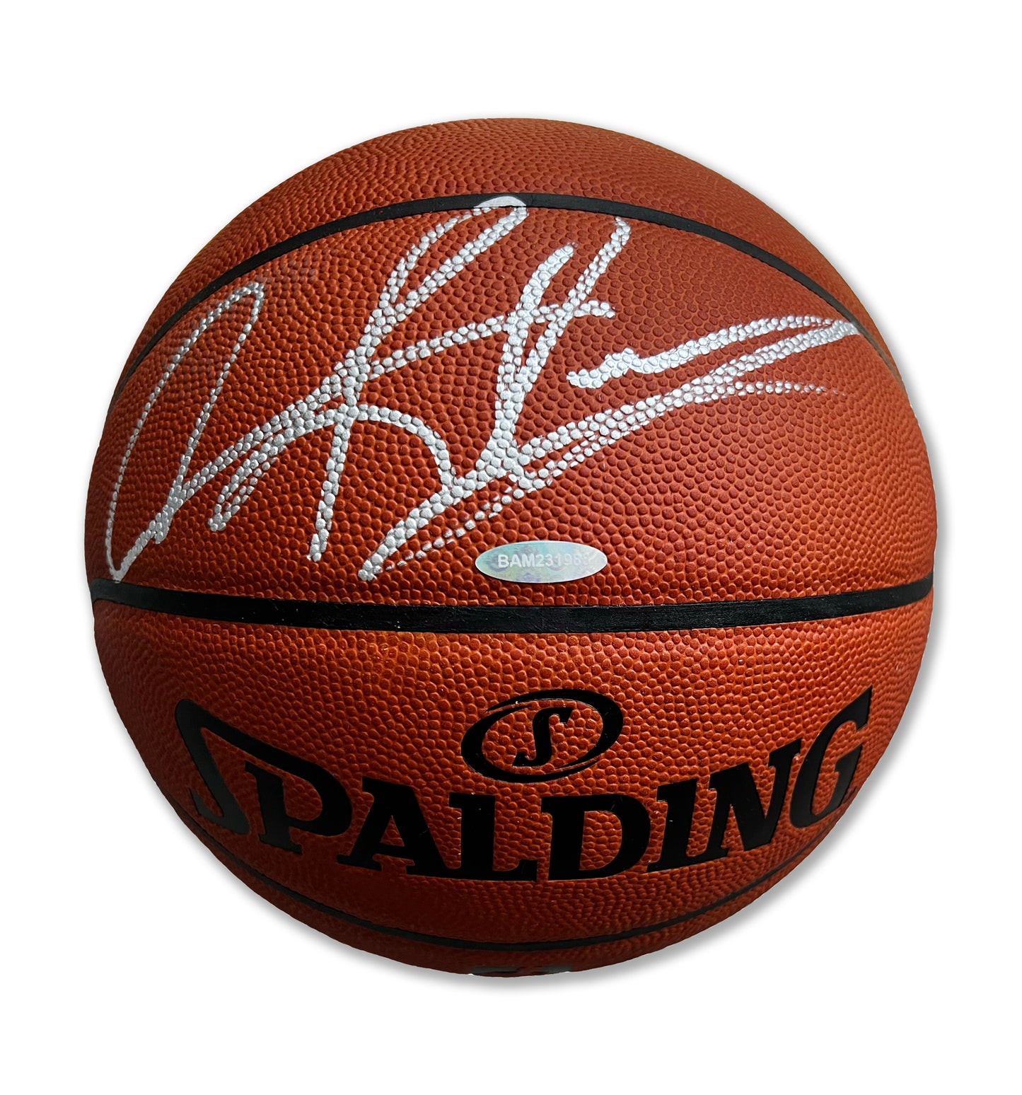 Dennis Rodman Upper Deck Signed Autographed Spalding Basketball with Upper Deck COA