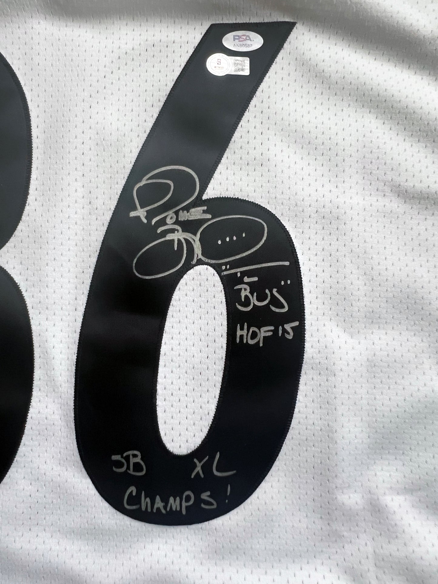 2005 Jerome Bettis Mitchell & Ness Authentic Signed & Inscribed Autographed Jersey with PSA COA