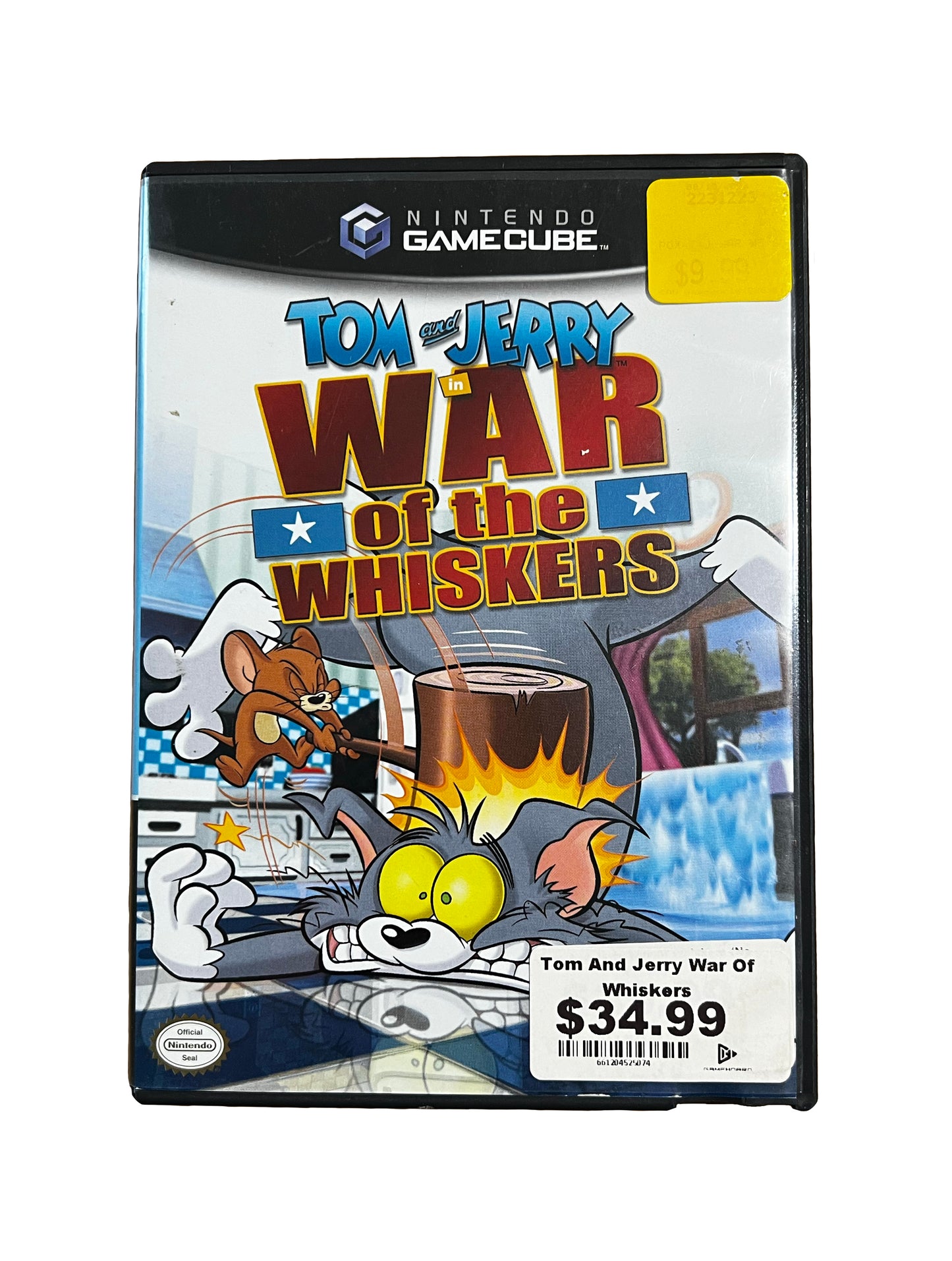 Nintendo Gamecube Tom and Jerry: War of the Whiskers 2003 Disc and Case no Instructions
