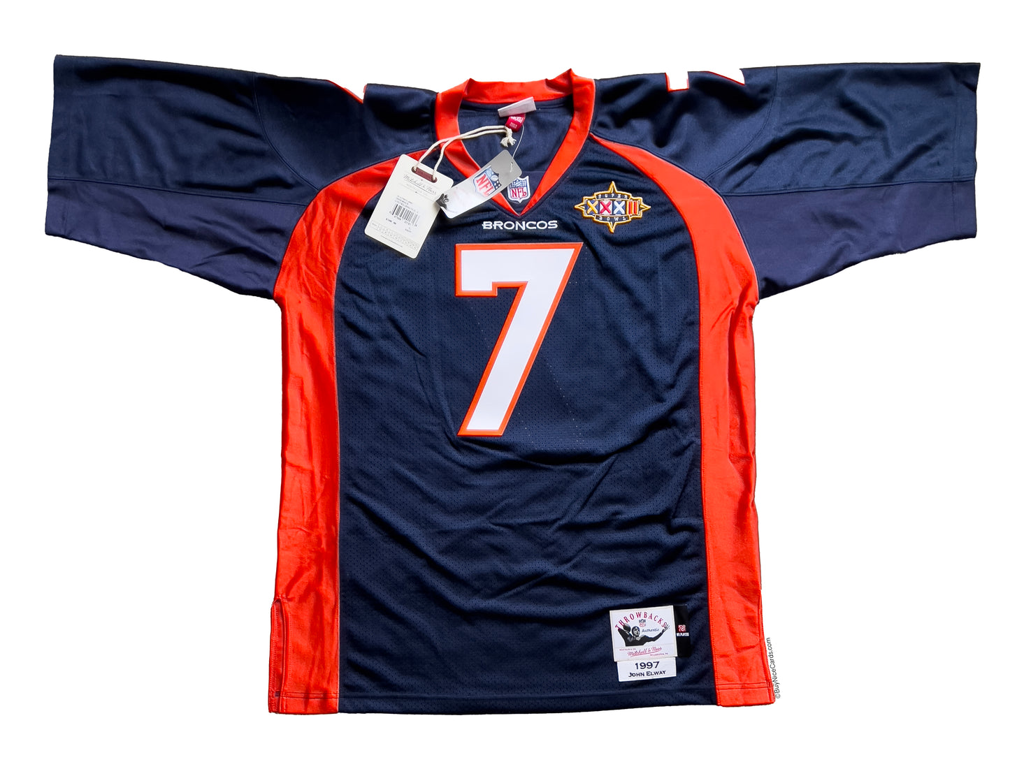 John Elway 1998 Mitchell & Ness Authentic Signed & Inscribed Jersey with PSA and BAS Authentication