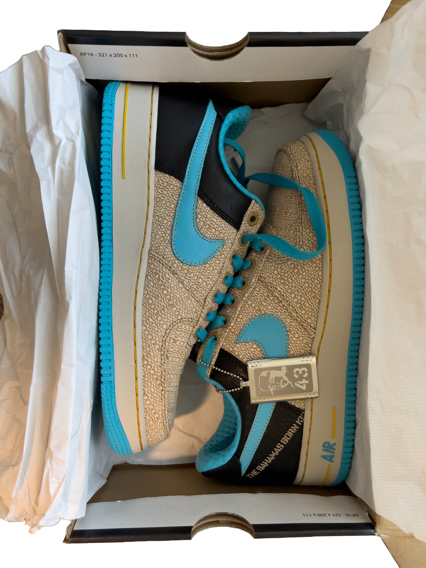 2007 Nike Air Force 1 Low PRM Thompson Original Size 8 Brand New with Box