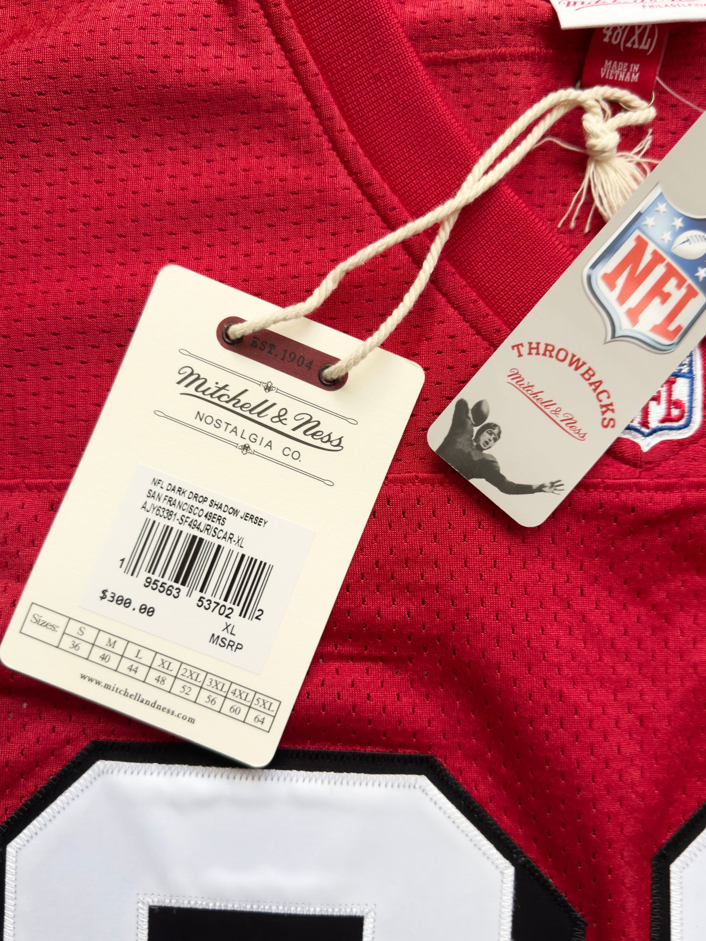 Jerry Rice 1994 Mitchell & Ness Authentic San Francisco 49ers Autographed and Inscribed PSA Authenticated