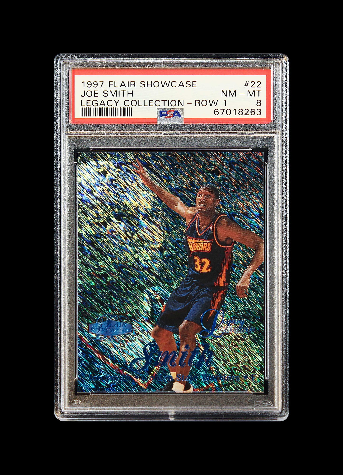1997 Joe Smith Fleer Flair Showcase Legacy Collection Row 1 #22 /100 PSA 8