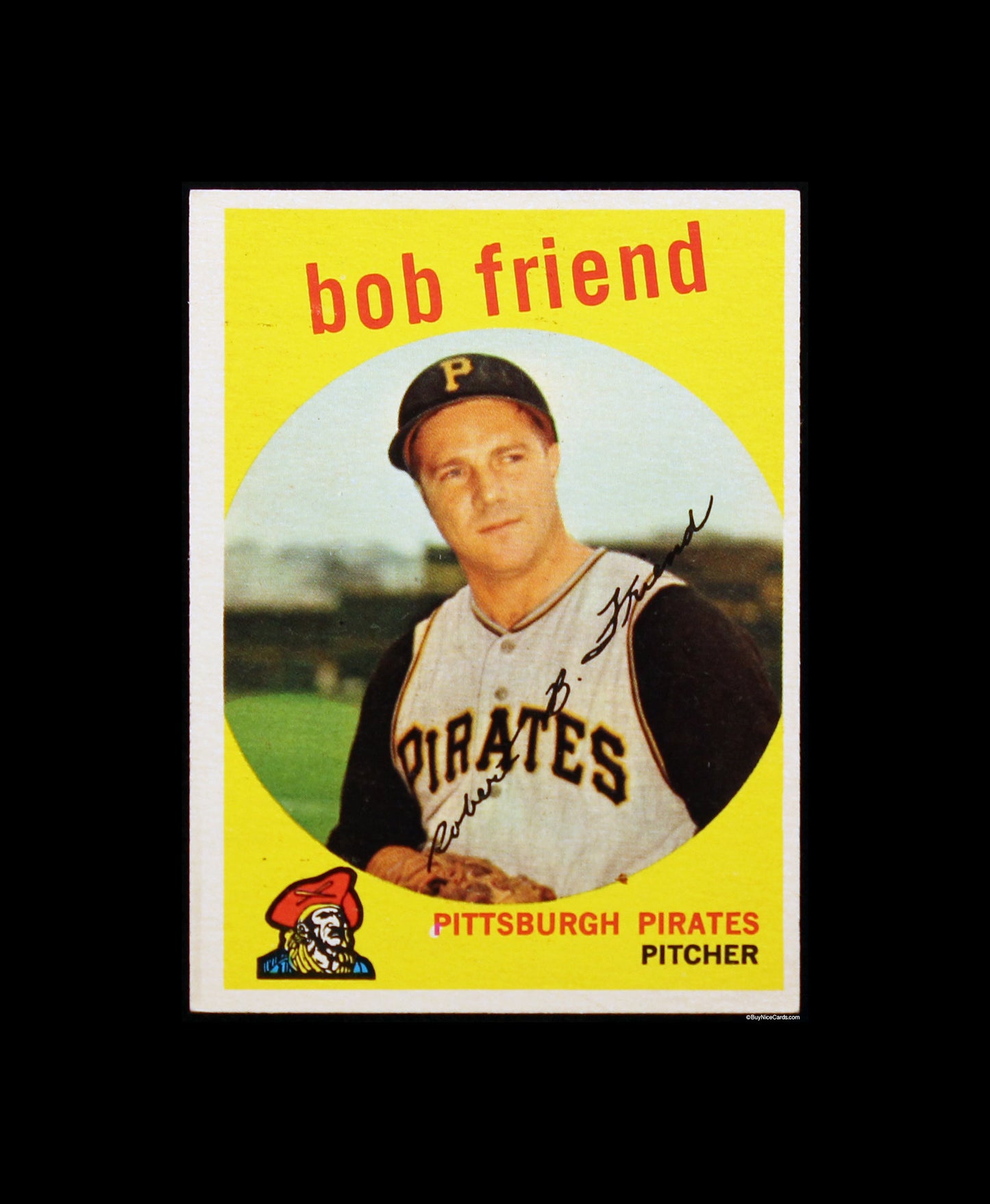 1959 Bob Friend Topps #460