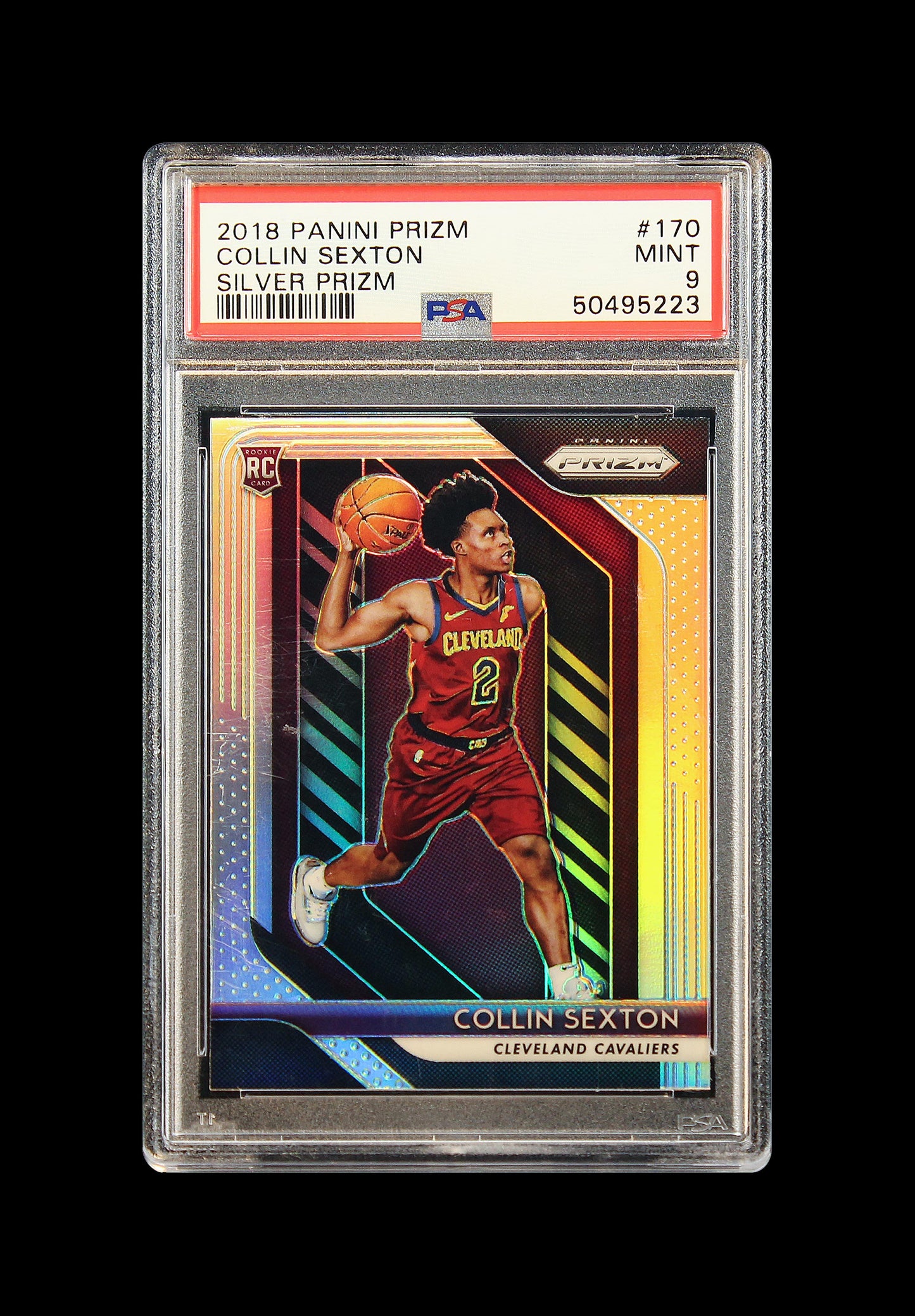 2018 Collin Sexton Panini Prizm Silver Prizms RC Rookie #170 PSA 9 Mint