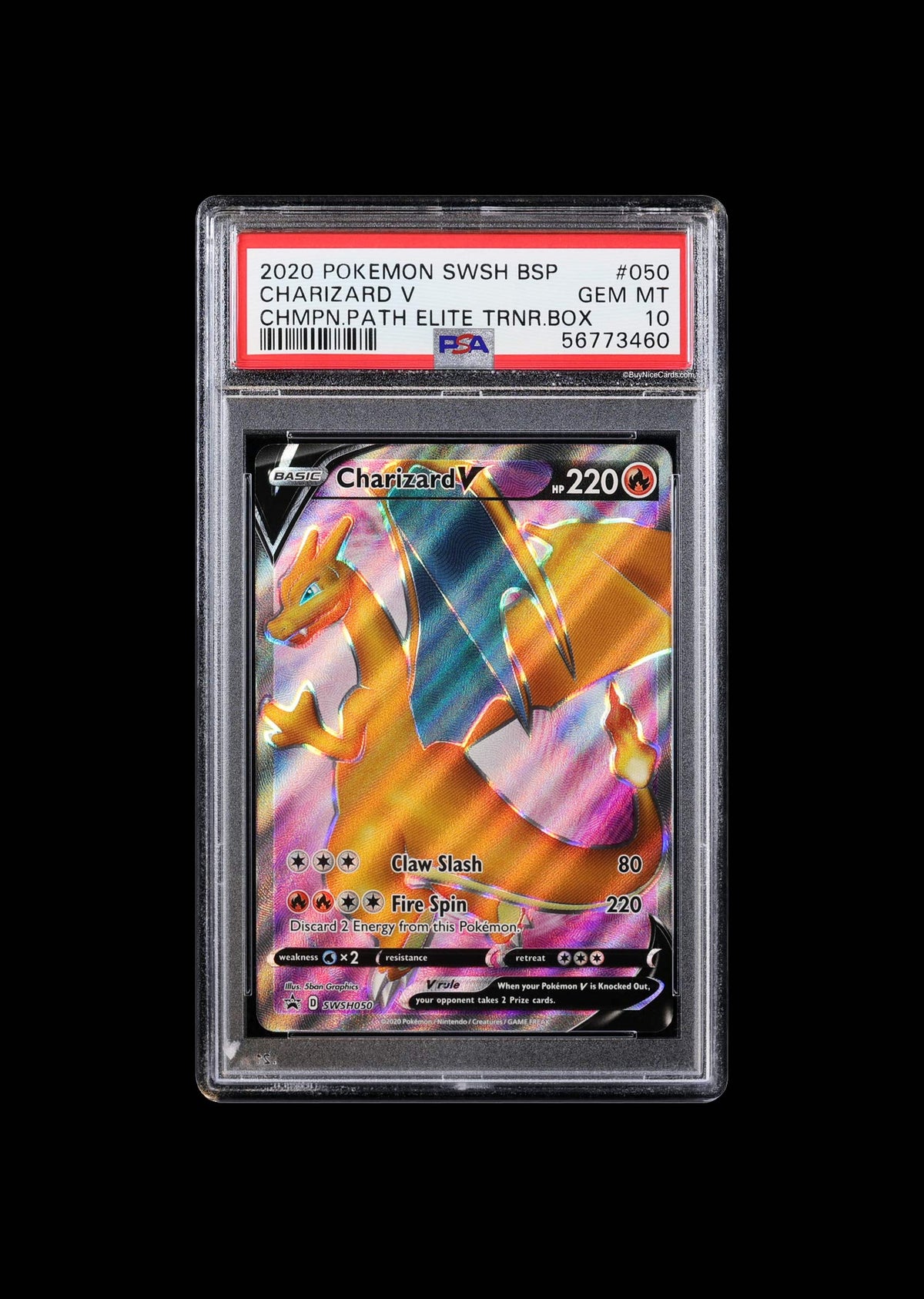 2020 Charizard V Black Star Promo BSP SWXH #050 PSA 10 Gem Mint
