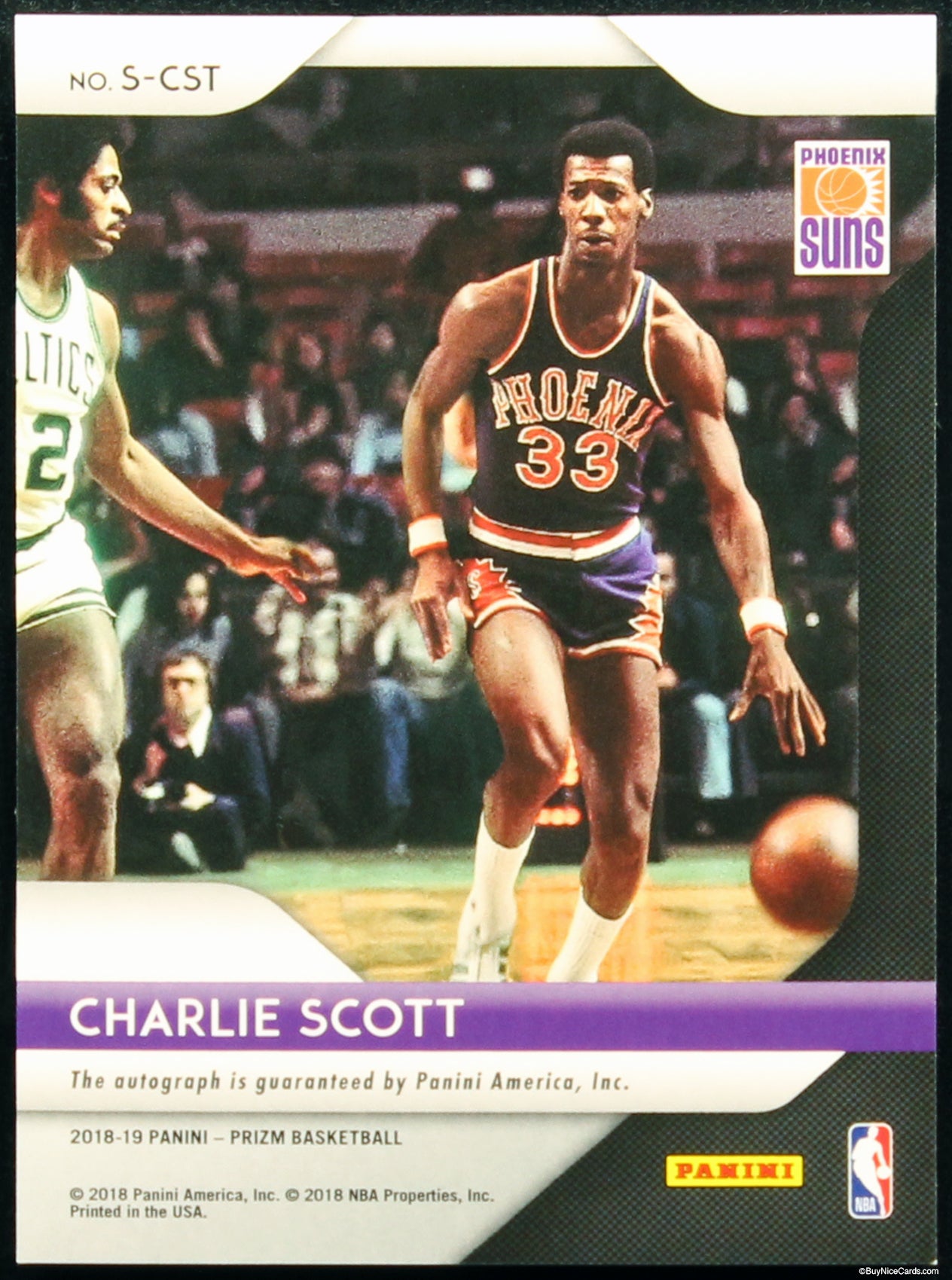 2018 Charlie Scott Panini Prizm Base Auto # S-CST