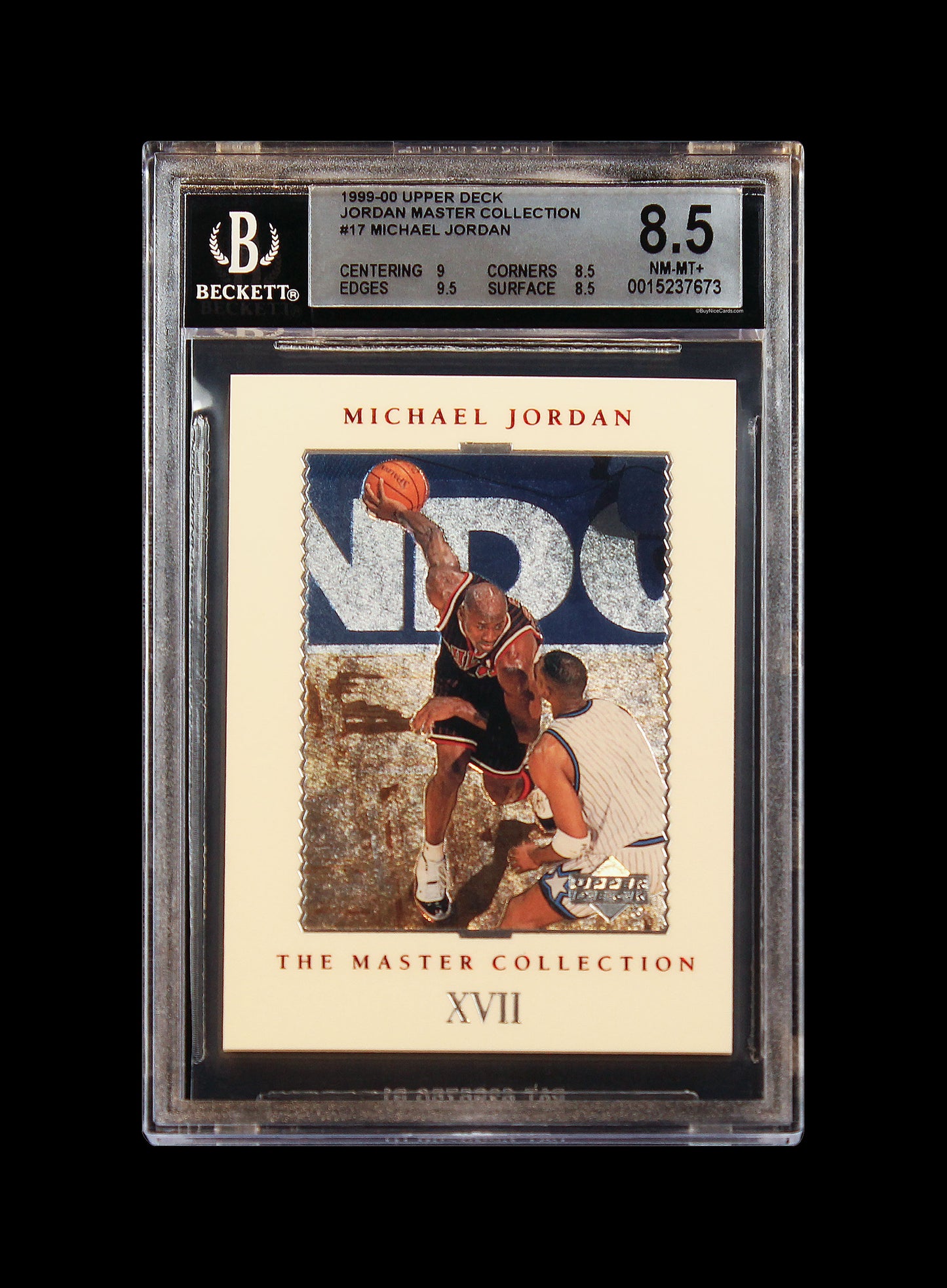 1999-00 Michael Jordan Master Collection Most Valuable Player /500 BGS 8.5