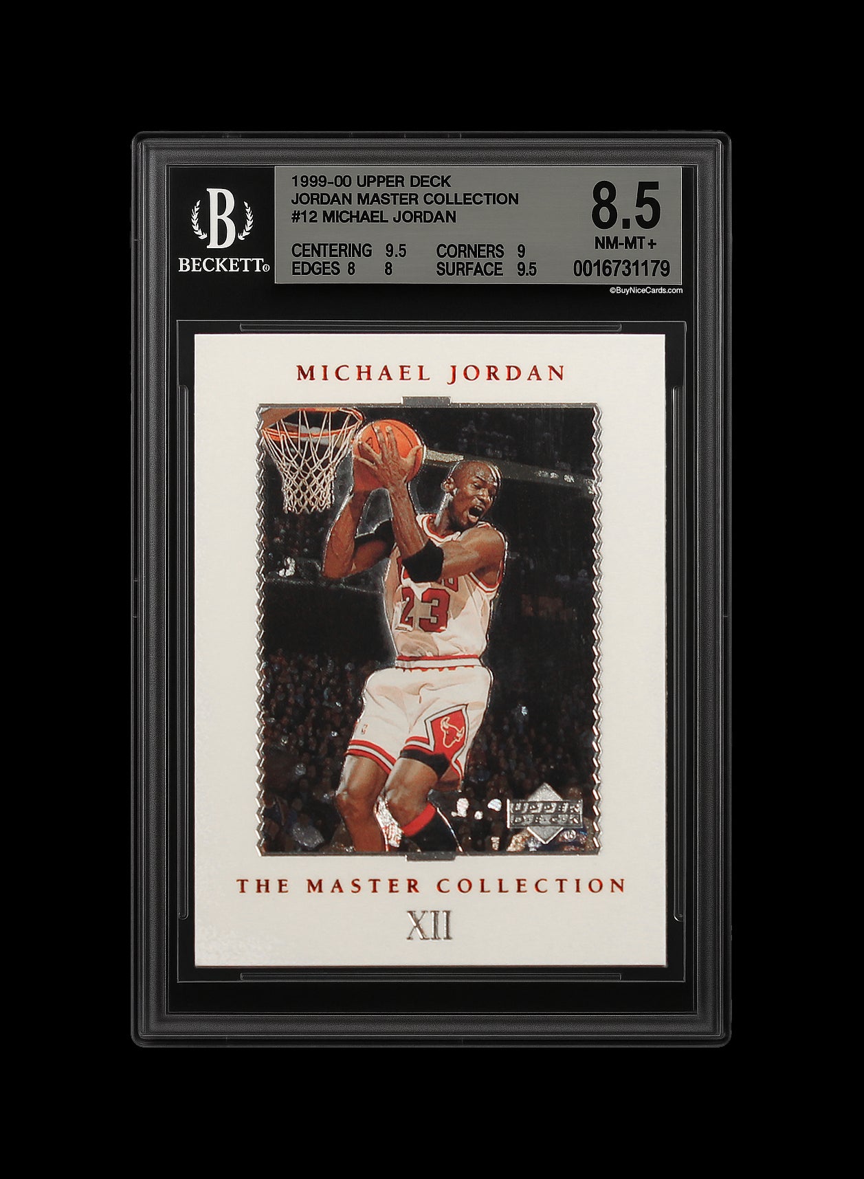 1999-00 Michael Jordan Upper Deck Master Collection #12 /500 BGS 8.5