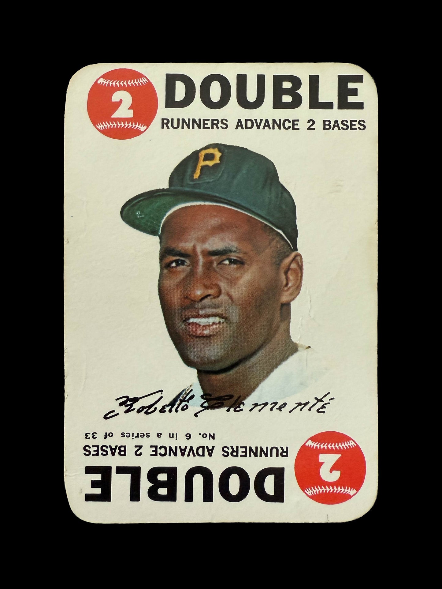 1968 Roberto Clemente Topps Game #6 PSA 6 EX-MT