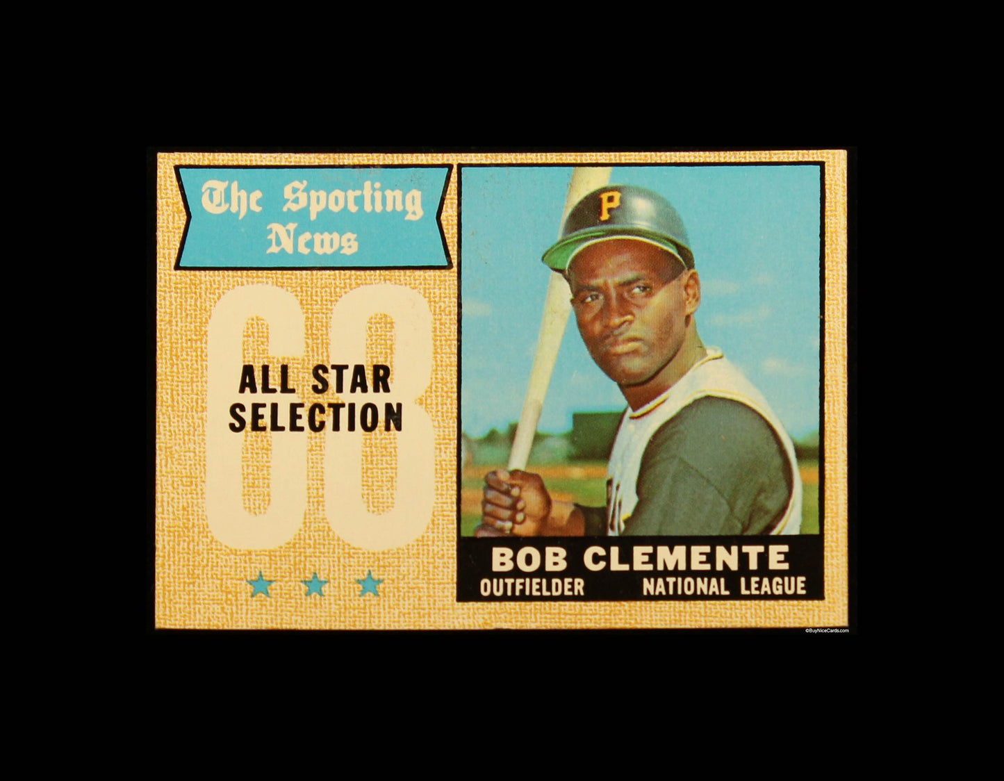 1968 Roberto Bob Clemente Topps Sporting News All-Stars #374