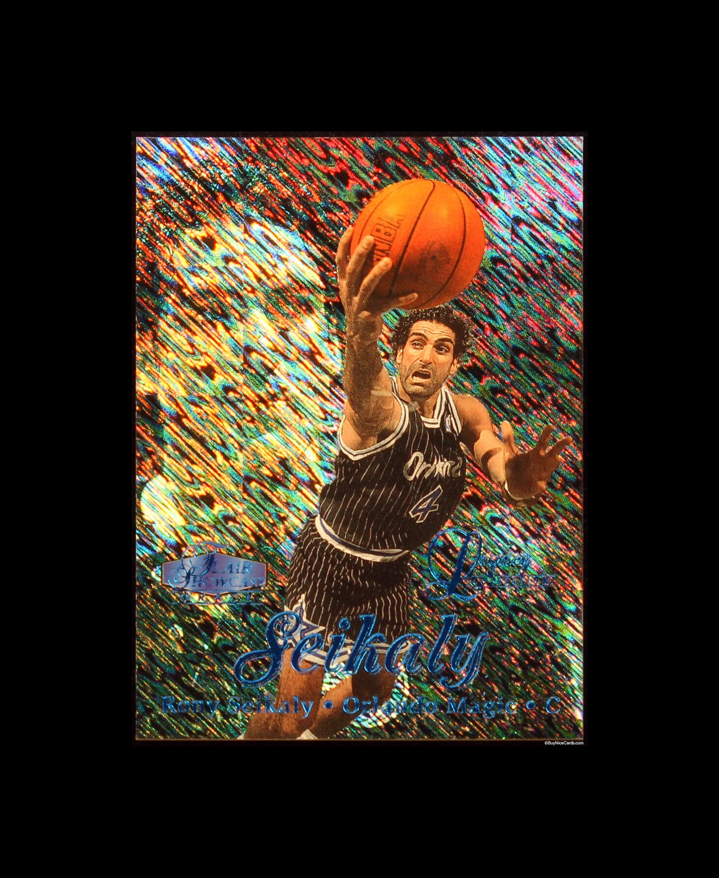 1997 Rony Seikaly Fleer Flair Showcase Legacy Collection Row 0 # 70 /100