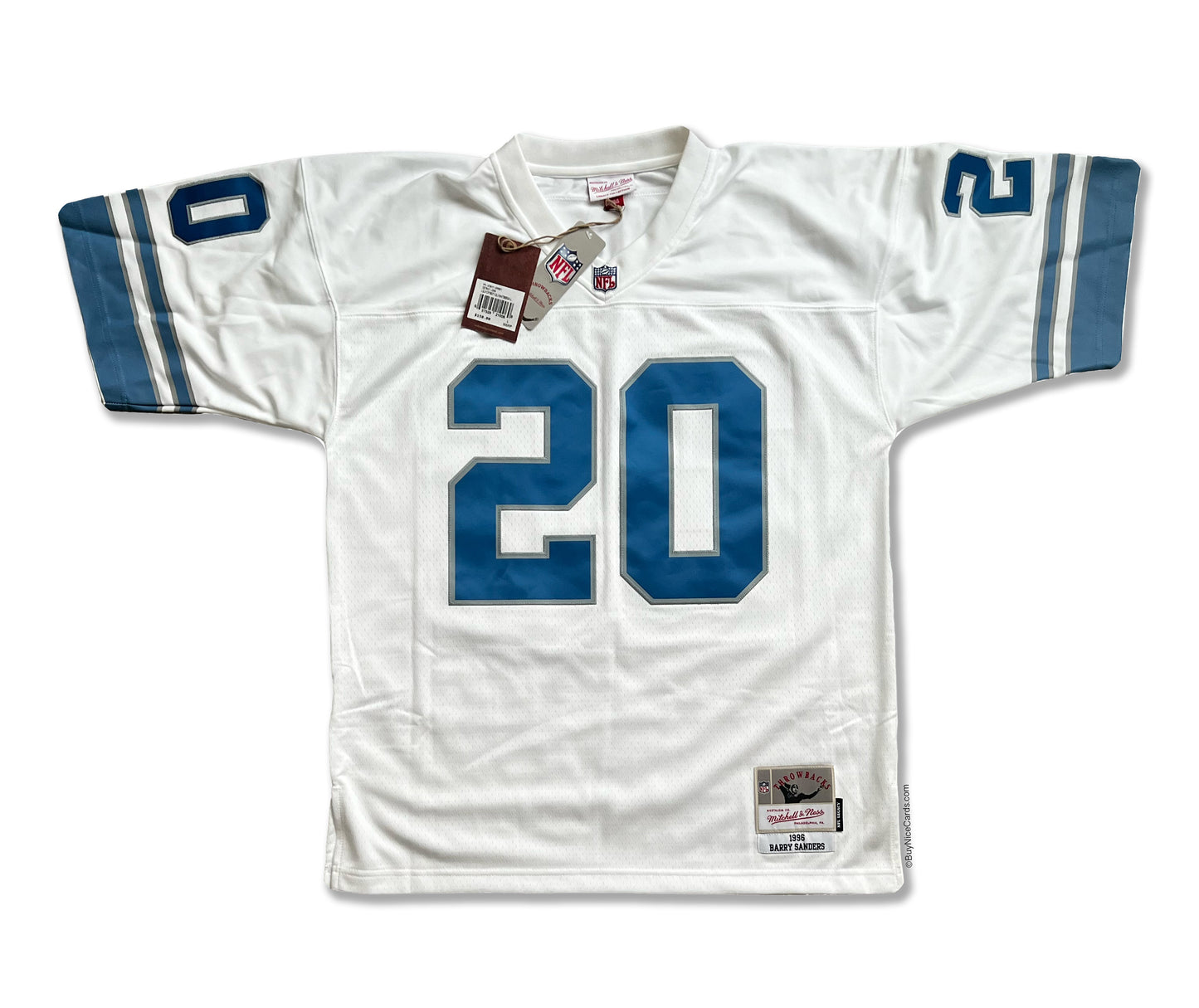 1996 Barry Sander Detroit Lions Mitchell & Ness Signed Autograph Legacy Jersey with PSA COA