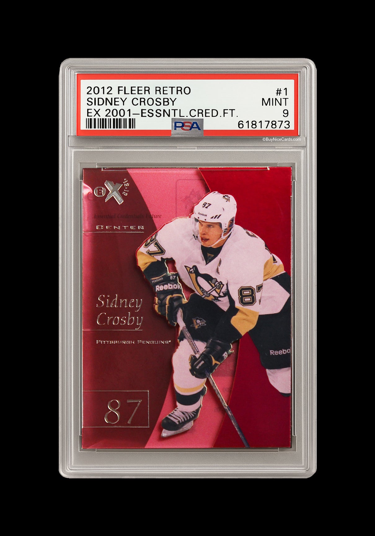 2012 Sidney Crosby UD Fleer Retro Essential Credentials Future /24 PSA 9 Pop 3