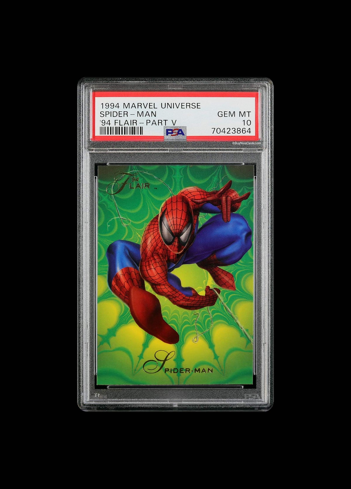 1994 Spider-man Marvel '94 Flair Part V PSA 10 Gem Mint