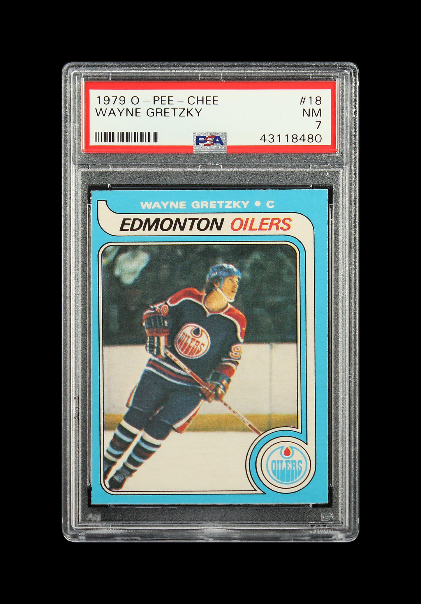 1979 Wayne Gretzky O-pee-chee Opc Rc Rookie #18 Psa 7 Nm