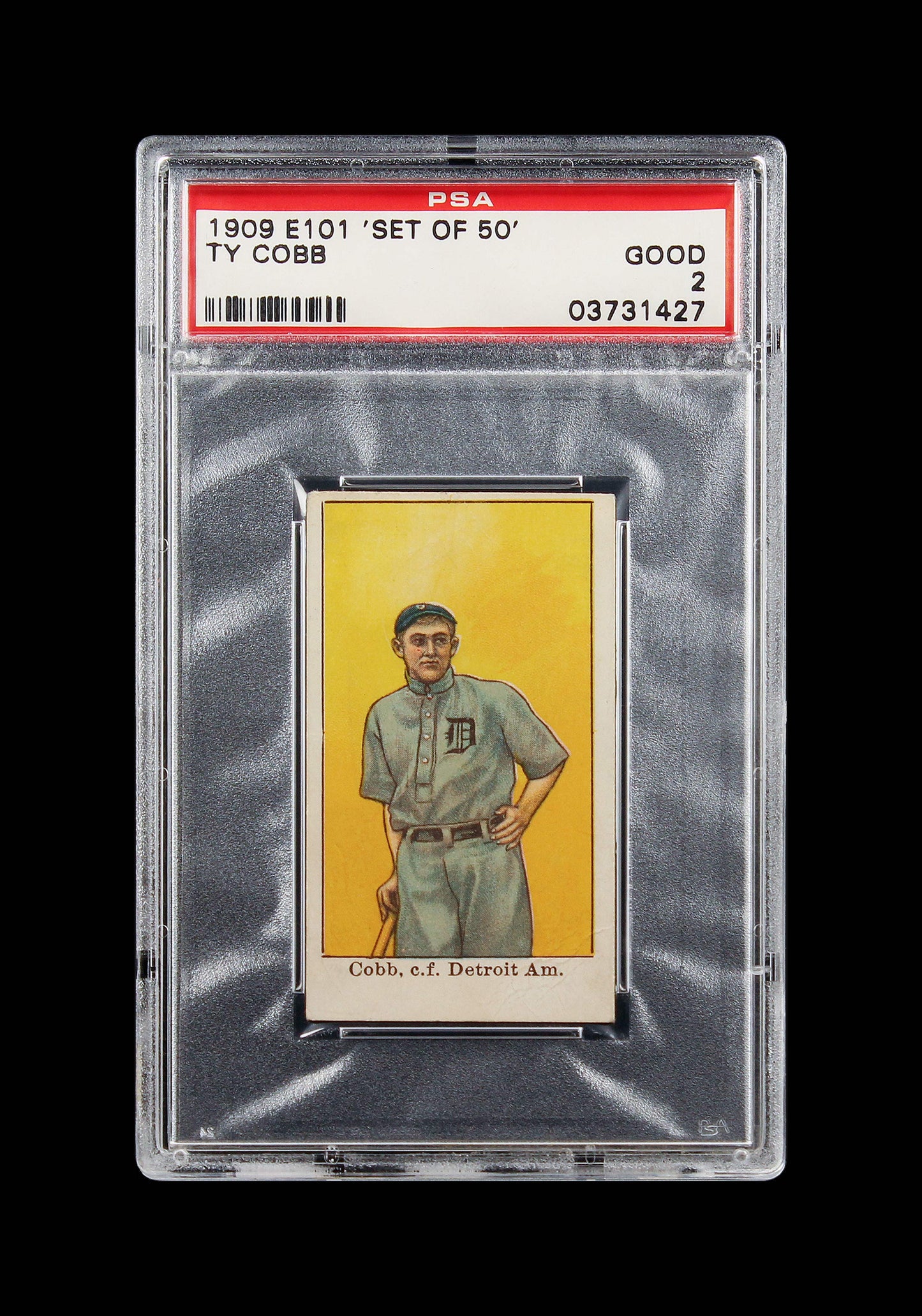 1909 Ty Cobb E101 Anonymous "set Of 50" Psa 2 - Pop 7, 9 Above - Pwcc A Top 30%