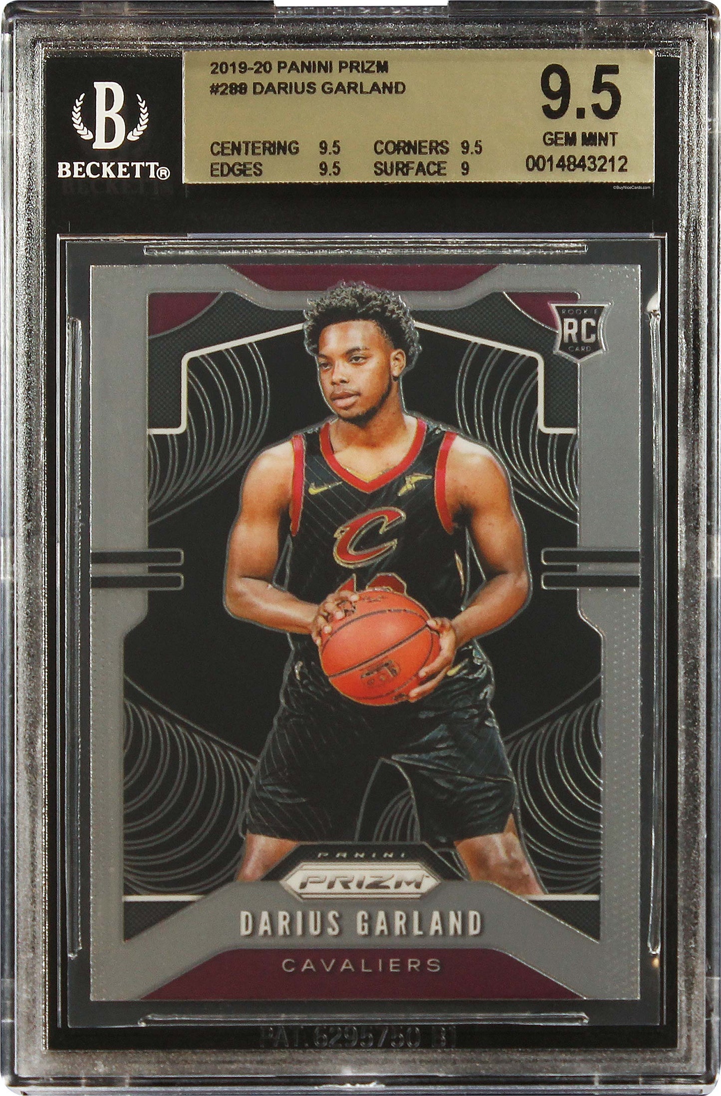 2019-20 Darius Garland Panini Prizm #288 BGS 9.5