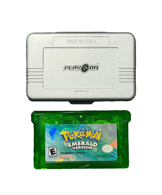 Pokemon Emerald Version Game Boy Advanced 2005 in Working Order with Case