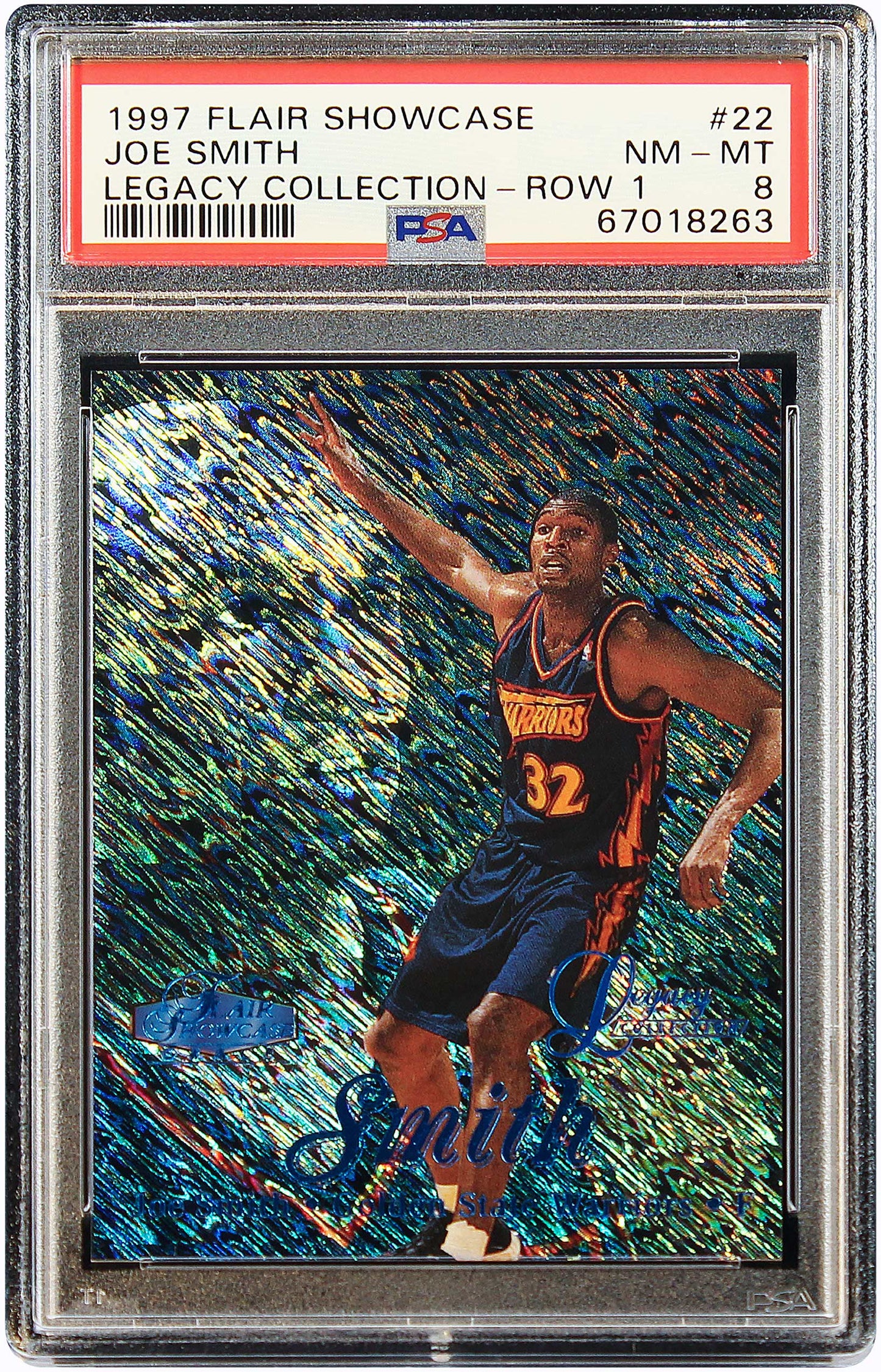 1997 Joe Smith Fleer Flair Showcase Legacy Collection Row 1 #22 /100 PSA 8