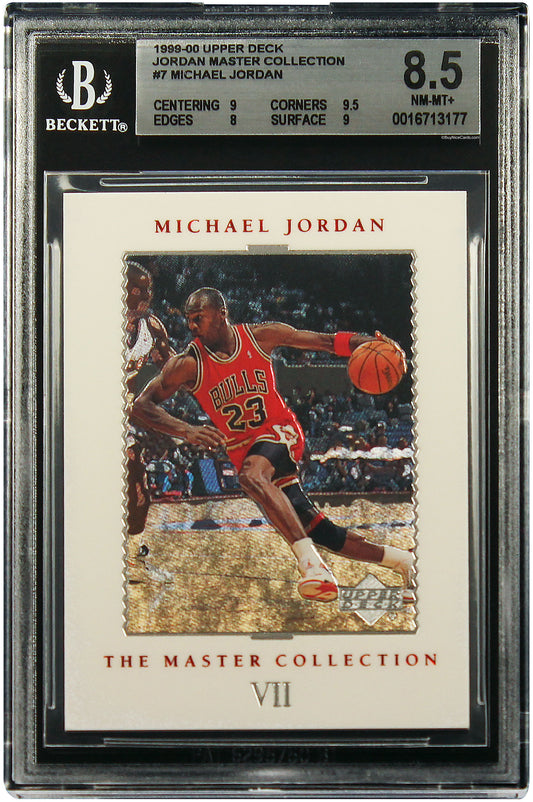 1999 Michael Jordan Upper Deck MJ Master Collection /500 # 7 BGS 8.5