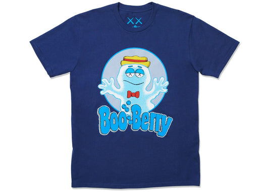 2024 Kaws x Monsters Boo Berry Blue T-Shirt - Size Medium - New with Tags