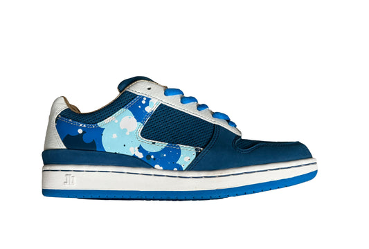 Kidrobot JB Classics Lab Tilt Edition Blue White Sneakers Box, Bag, Cert Size 8