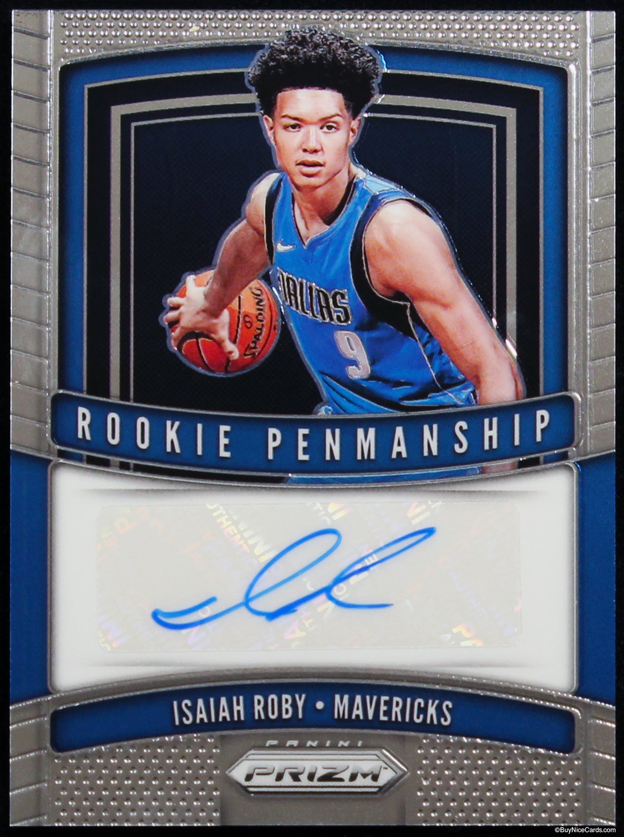 2019 Isaiah Roby Panini Prizm Rookie Signatures RC Auto # RPIRB