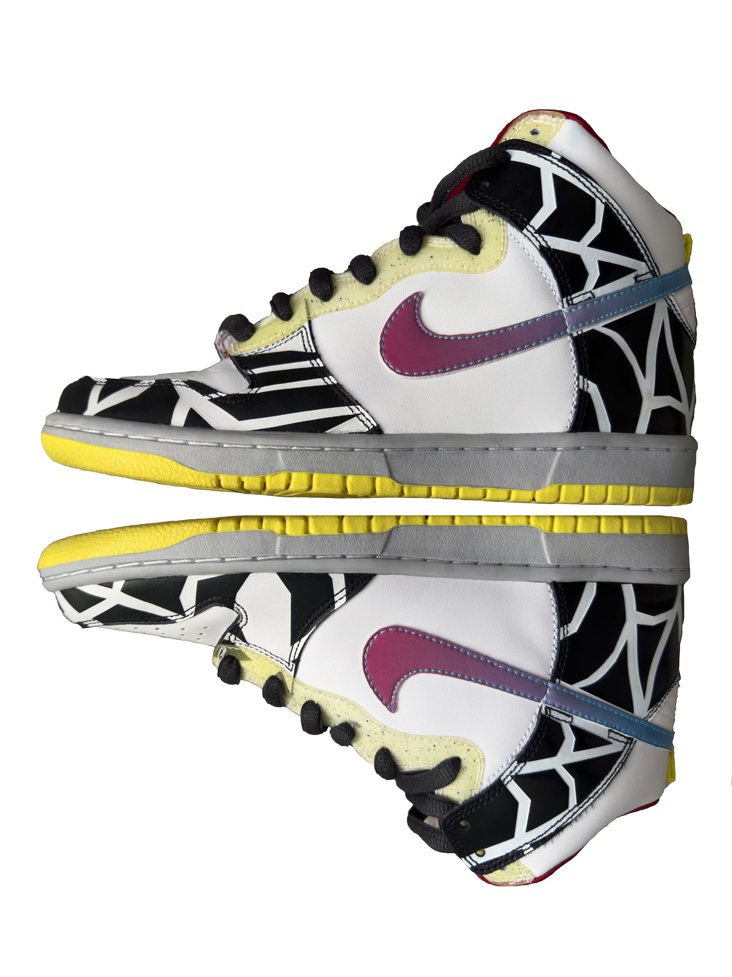 2008 Nike SB Dunk High Premium Thrashin White Chlorine Blue Blanc CLCHLO Very Clean and with Box Size 8.5