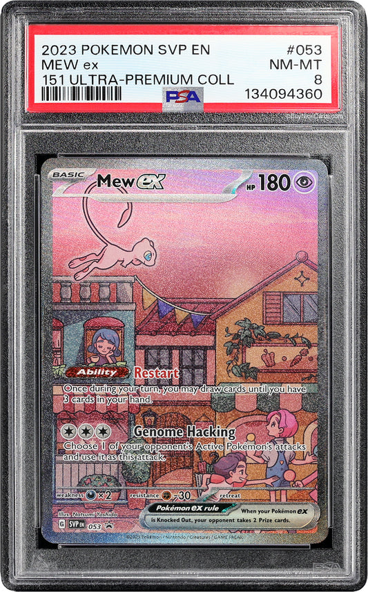 2023 Mew ex Pokemon SVP EN 141 Ultra Premium Collection #153 PSA 8
