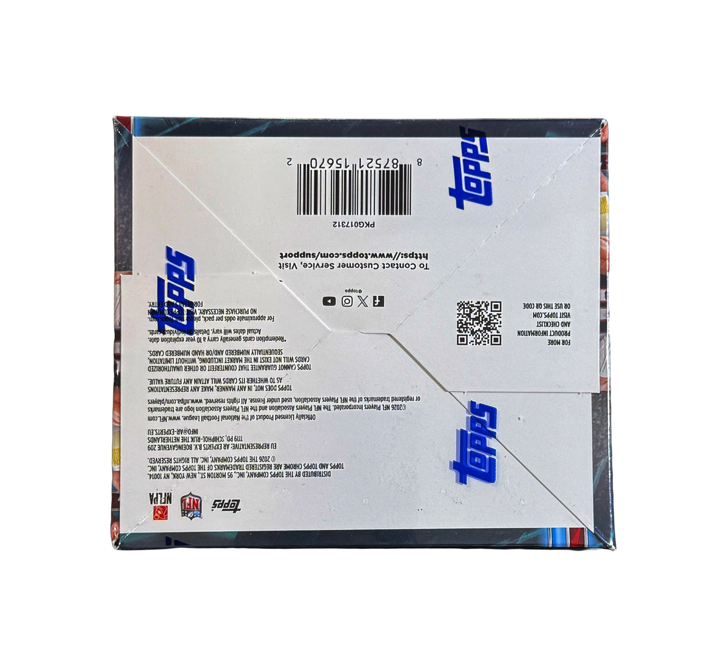 2025 Topps Chrome Football Hobby Box Factory Sealed