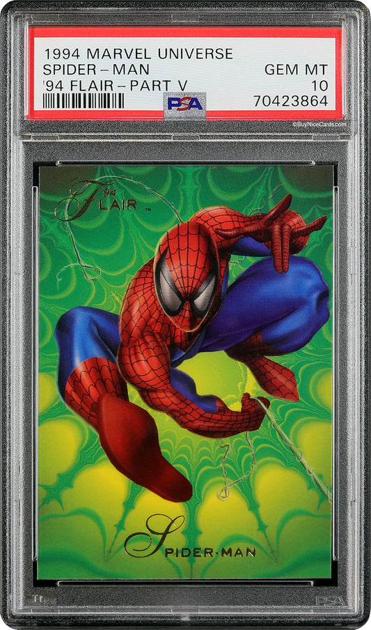 1994 Spider-man Marvel '94 Flair Part V PSA 10 Gem Mint