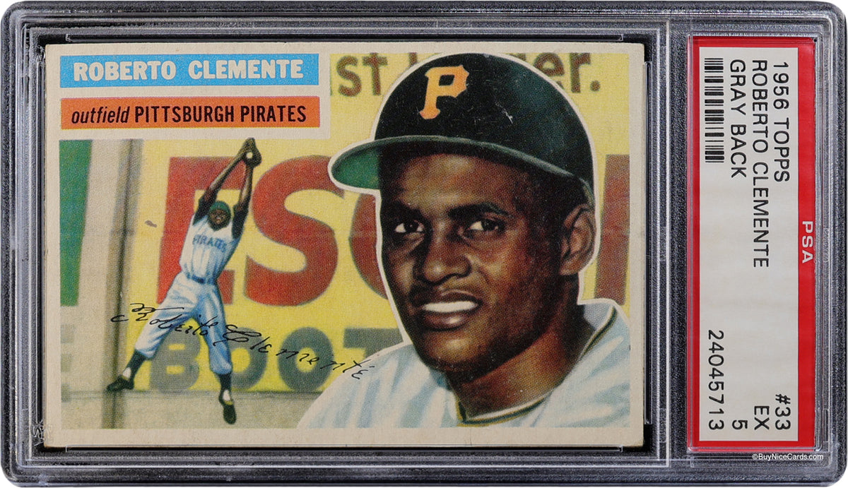 1965 Roberto Clemente Topps Gray Back #33 PSA 5