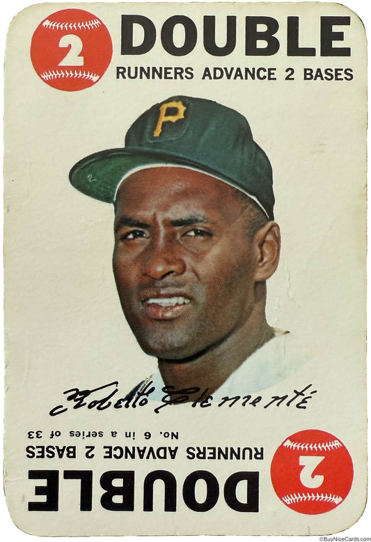 1968 Roberto Clemente Topps Game #6 PSA 6 EX-MT