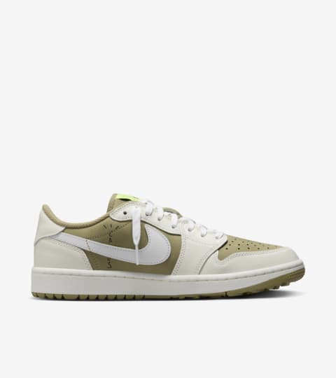 2023 Nike Air Jordan 1 Retro Low Golf Travis Scott Neutral Olive NRG  FZ3124-200 Men's Size 11 Brand New with Box