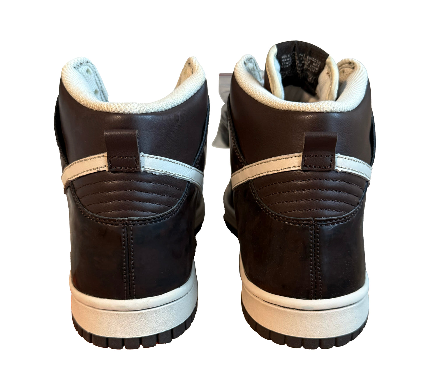 2006 Nike Dunk High Premium Woodgrain Baroque Brown Black 312786-223 Mens Sz 8