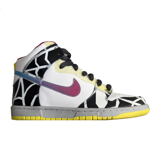 2008 Nike SB Dunk High Premium Thrashin White Chlorine Blue Blanc CLCHLO Very Clean and with Box Size 8.5