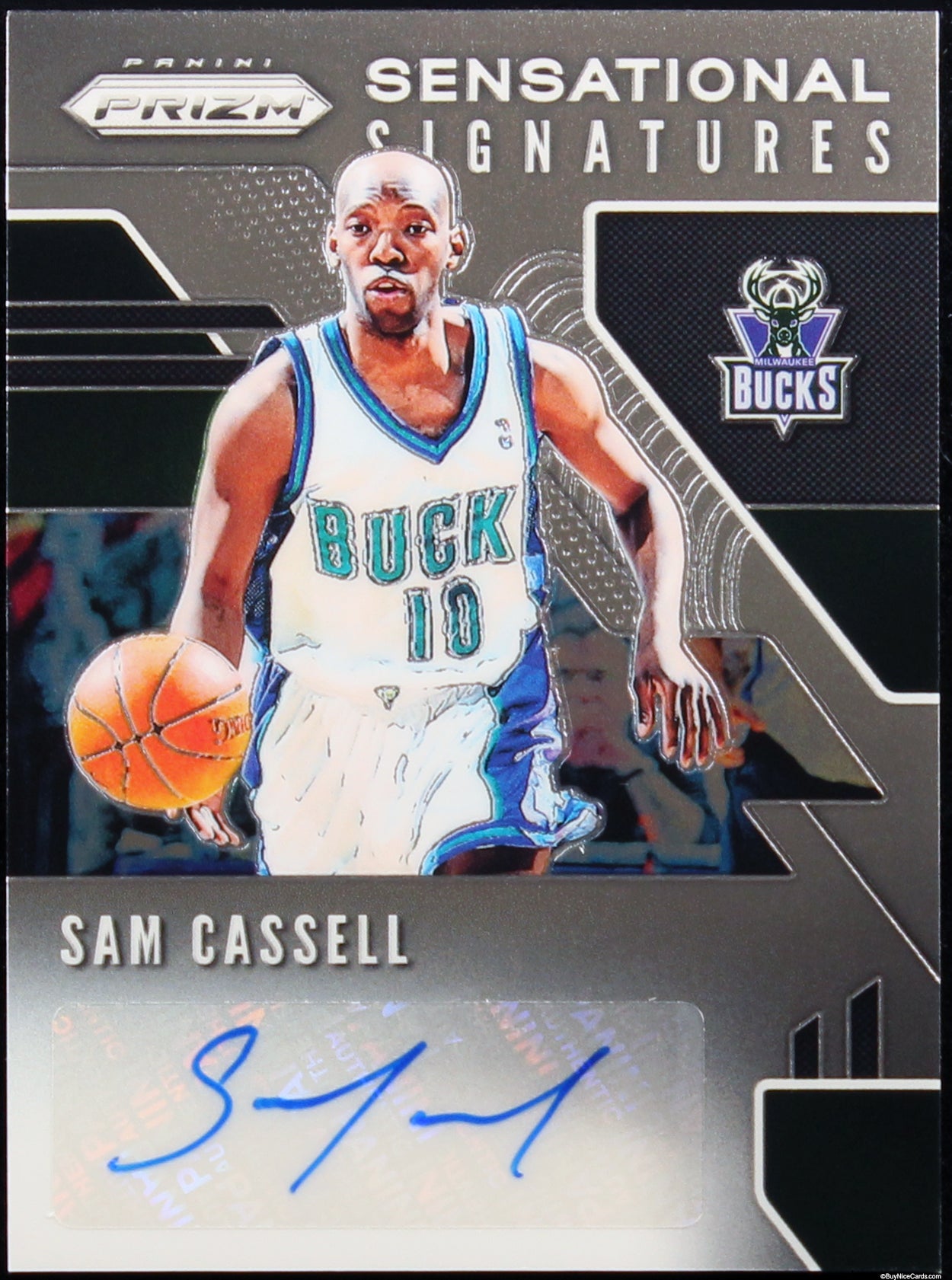 2019 Sam Cassell Panini Prizm Sensational Signatures Auto # SS-SCL