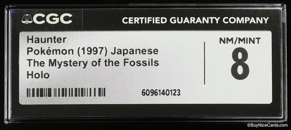1997 Haunter  Pokemon Japanese The Mystery of the Fossils Holo CGC 8