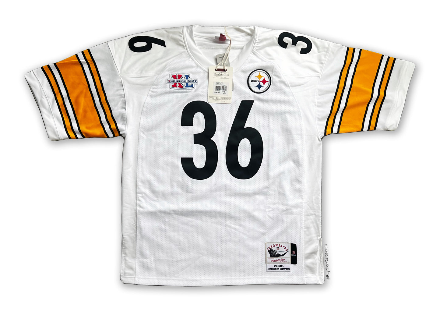 2005 Jerome Bettis Mitchell & Ness Authentic Signed & Inscribed Autographed Jersey with PSA COA