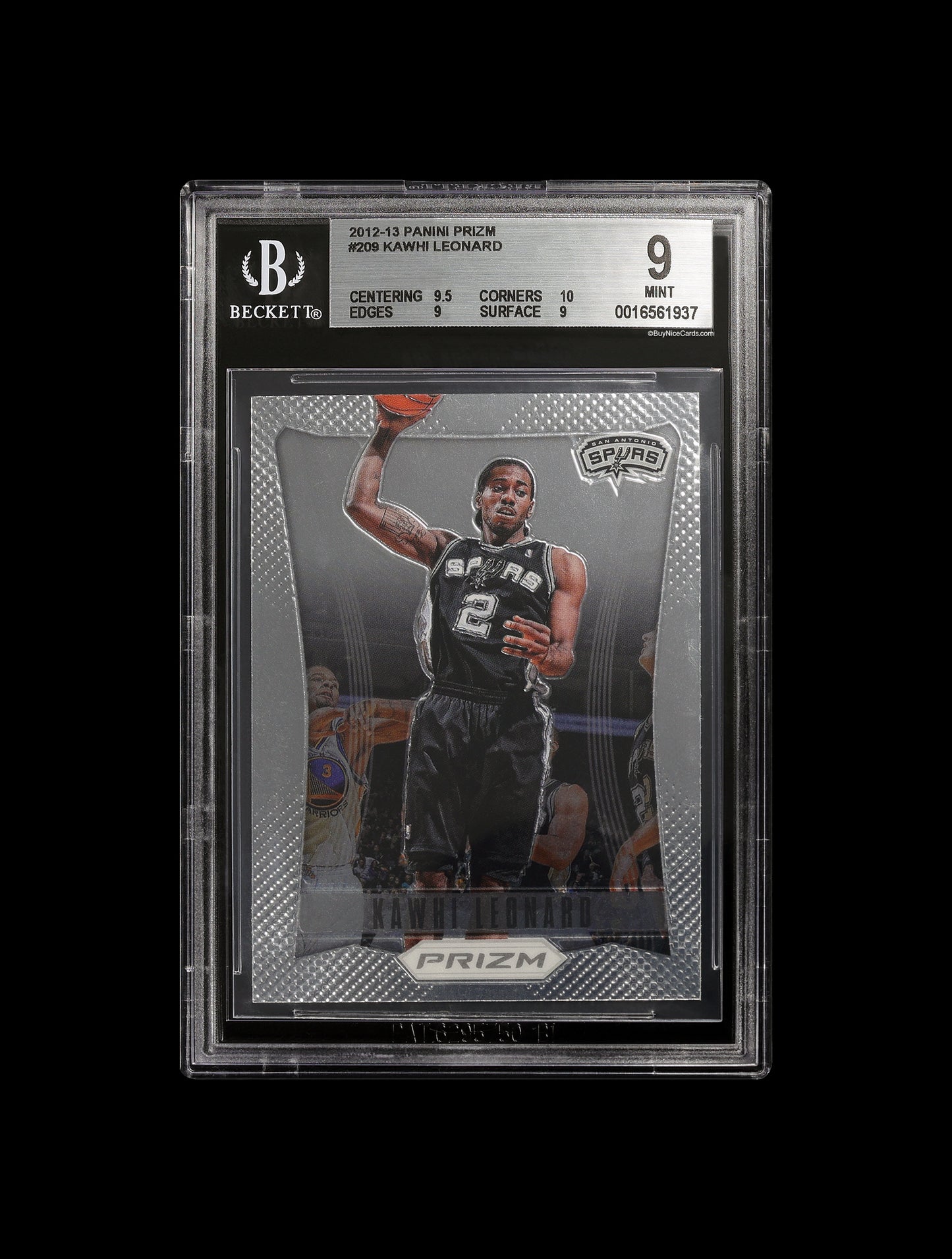 2012-13 Kawhi Leonard Panini Prizm Base RC Rookie #209 BGS 9 - .5 from BGS 9.5