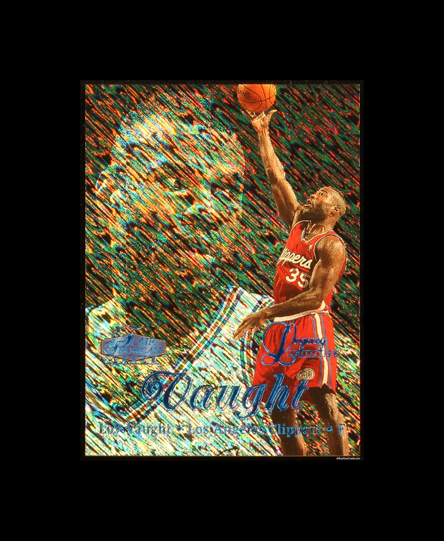 1998 Loy Vaught Fleer Flair Showcase Legacy Collection Row 1 /100 # 61