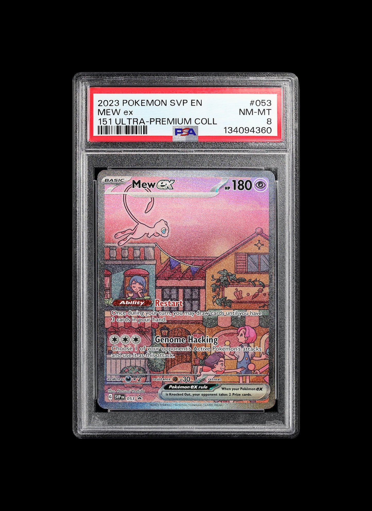 2023 Mew ex Pokemon SVP EN 141 Ultra Premium Collection #153 PSA 8